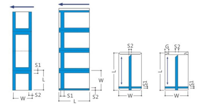 Máy làm túi niêm phong ba cạnh & niêm phong giữa (Máy cuộn đôi)